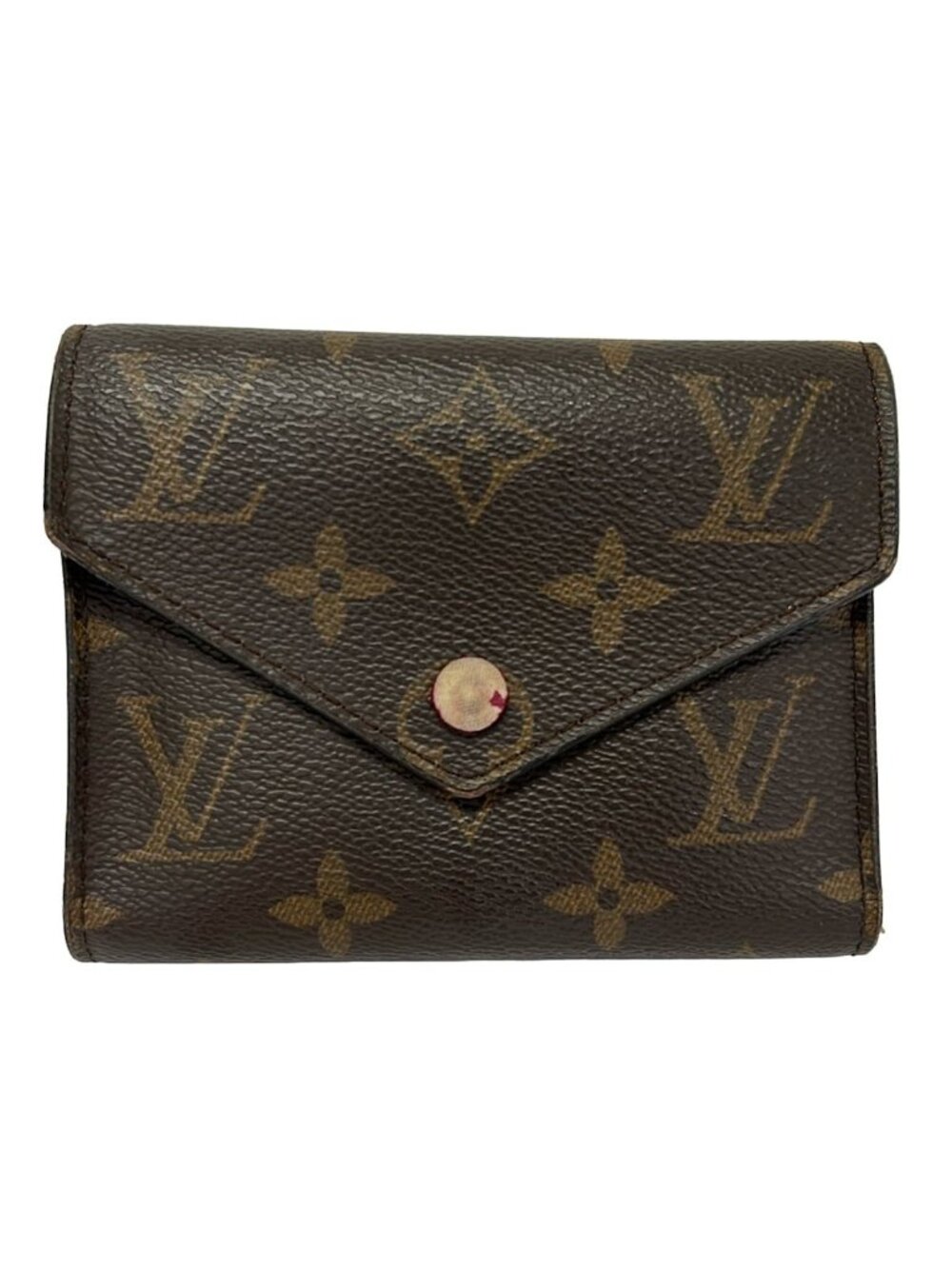 Louis Vuitton Trifold Wallet Monogram Portefeuille Victorine Fuchsia